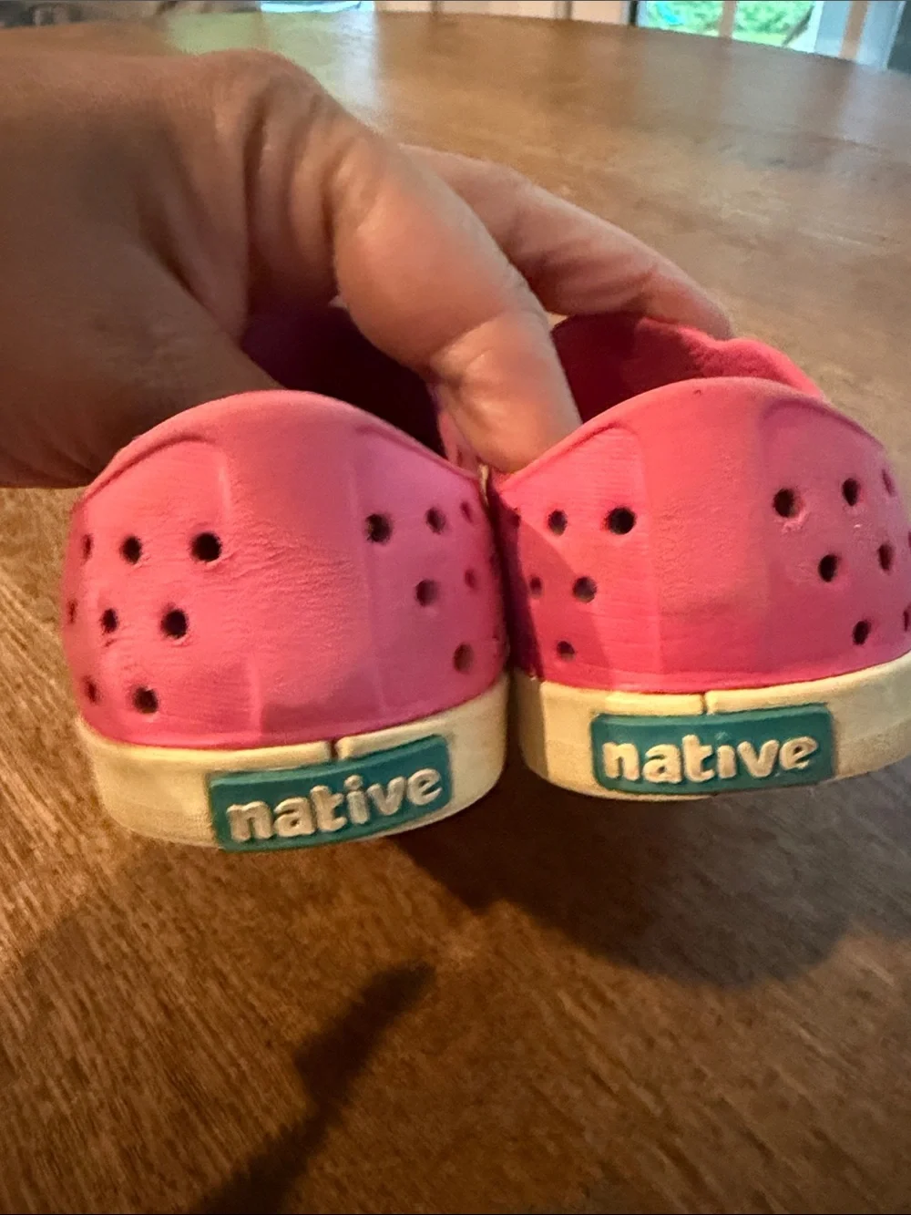 Native Kids Bubblegum Pink Slip-On Water Shoes